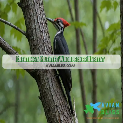 Creating a Pileated Woodpecker Habitat