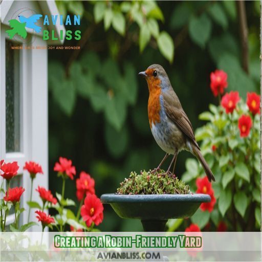 Creating a Robin-Friendly Yard