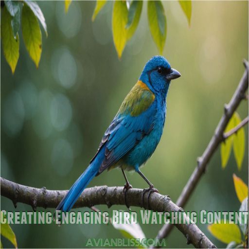 Creating Engaging Bird Watching Content