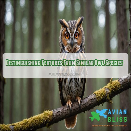 Distinguishing Features From Similar Owl Species