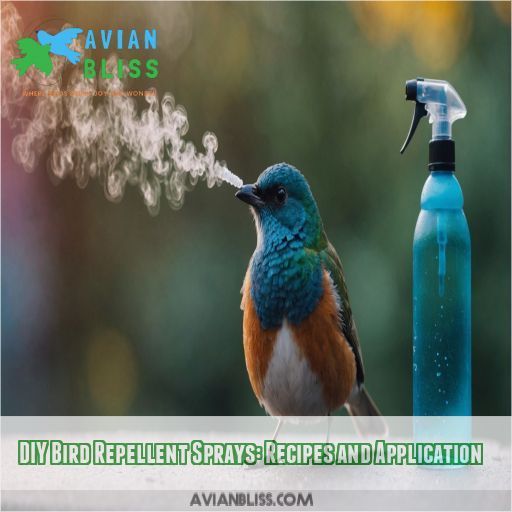 DIY Bird Repellent Sprays: Recipes and Application