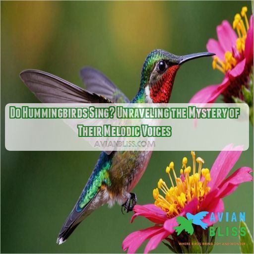 do hummingbirds sing