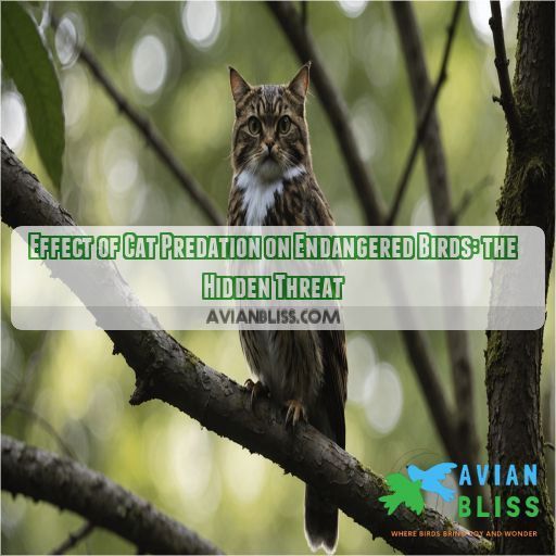 effect of cat predation on endangered birds