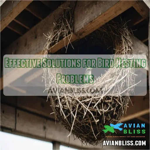 Effective Solutions for Bird Nesting Problems