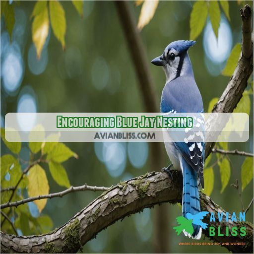 Encouraging Blue Jay Nesting