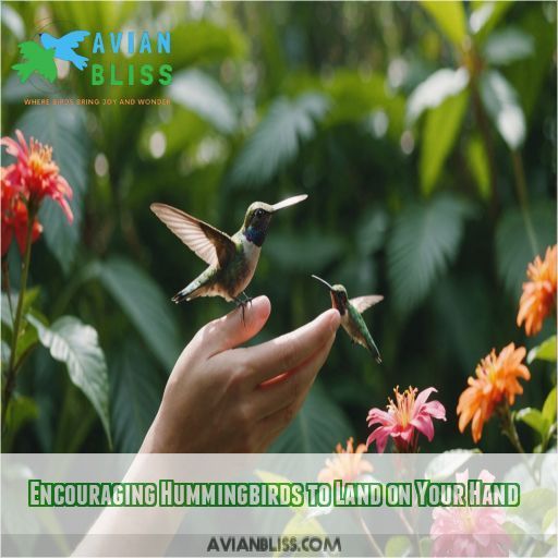 Encouraging Hummingbirds to Land on Your Hand