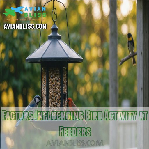 Factors Influencing Bird Activity at Feeders