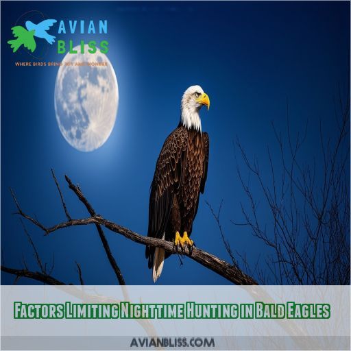 Factors Limiting Nighttime Hunting in Bald Eagles