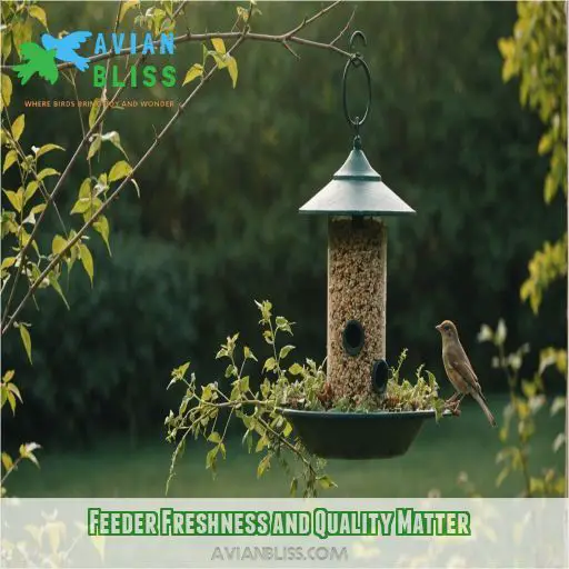 Feeder Freshness and Quality Matter