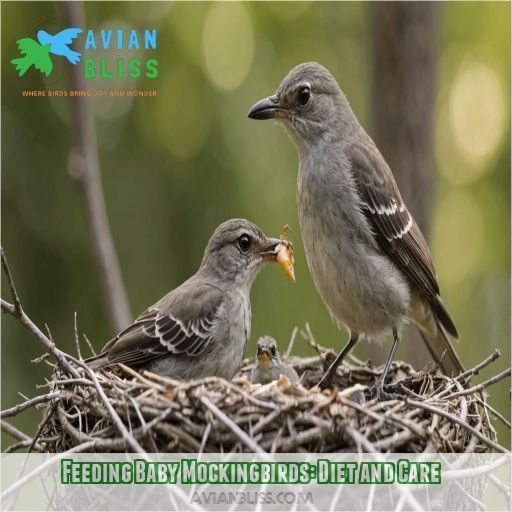 Feeding Baby Mockingbirds: Diet and Care