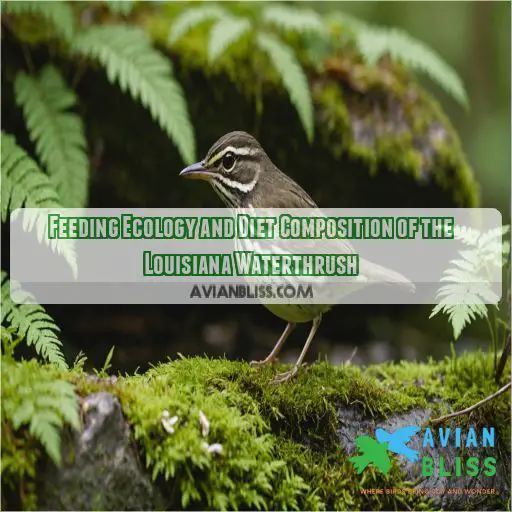 Feeding Ecology and Diet Composition of the Louisiana Waterthrush