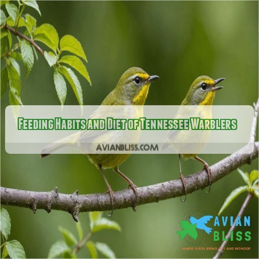 Feeding Habits and Diet of Tennessee Warblers