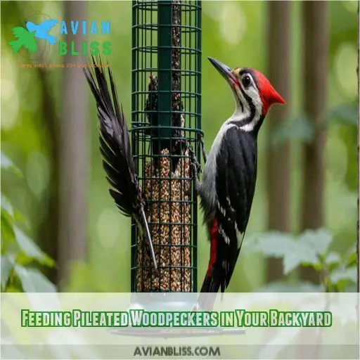 Feeding Pileated Woodpeckers in Your Backyard