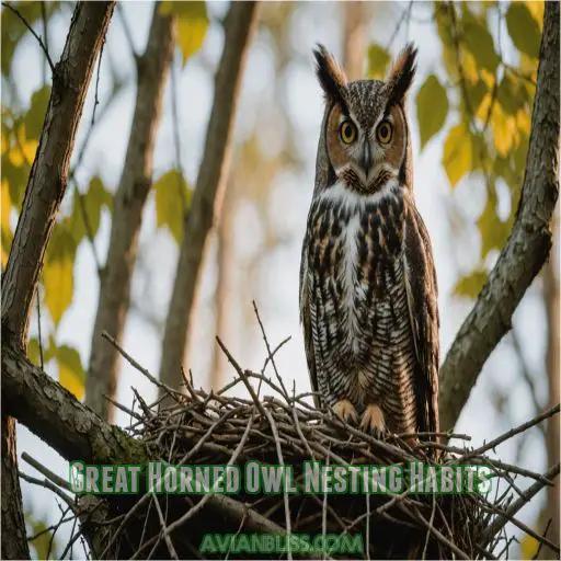 Great Horned Owl Nesting Habits