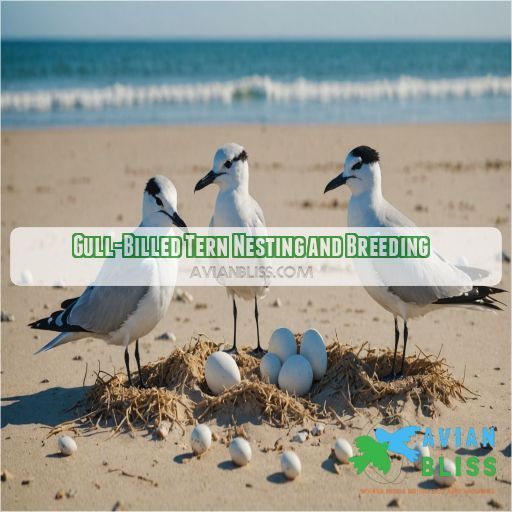 Gull-Billed Tern Nesting and Breeding