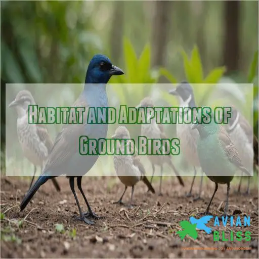 Habitat and Adaptations of Ground Birds