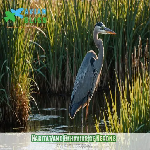 Habitat and Behavior of Herons