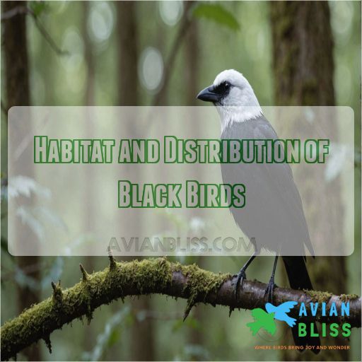 Habitat and Distribution of Black Birds