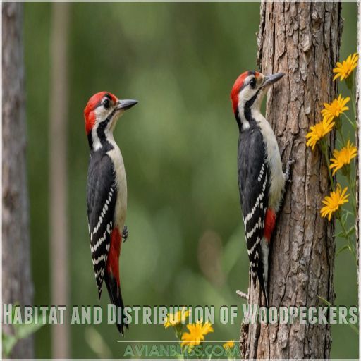 Habitat and Distribution of Woodpeckers