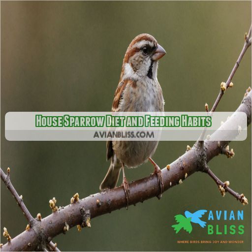 House Sparrow Diet and Feeding Habits