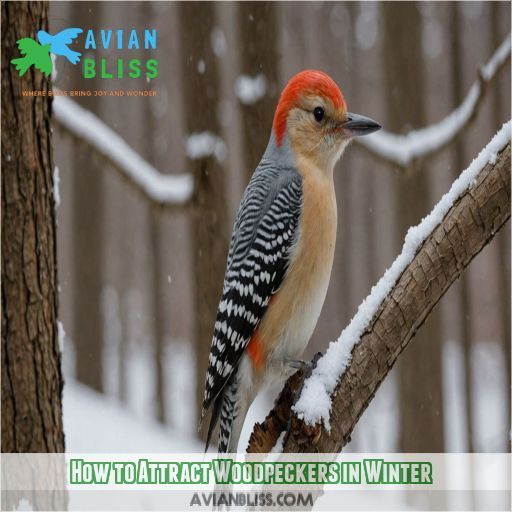 How to Attract Woodpeckers in Winter