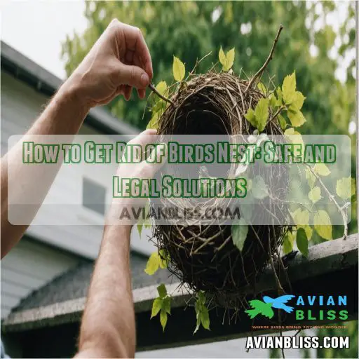 how to get rid of birds nest