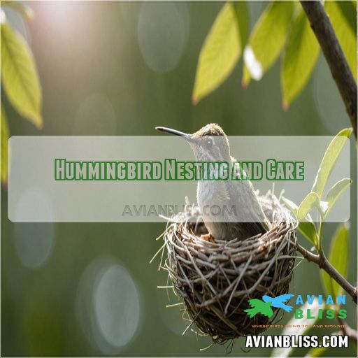 Hummingbird Nesting and Care