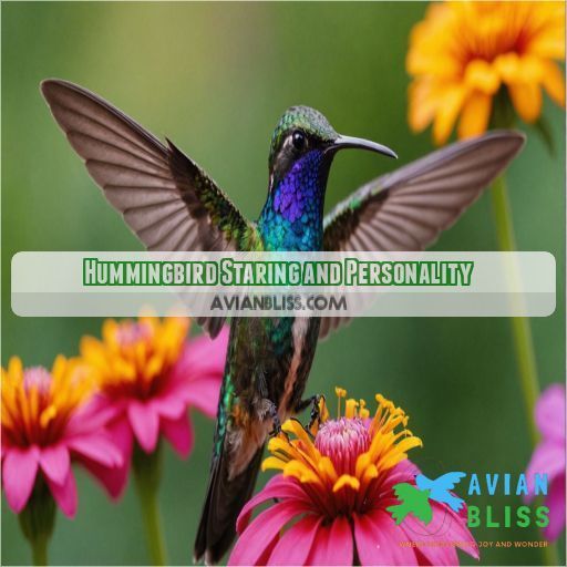 Hummingbird Staring and Personality