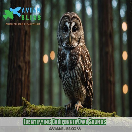 Identifying California Owl Sounds