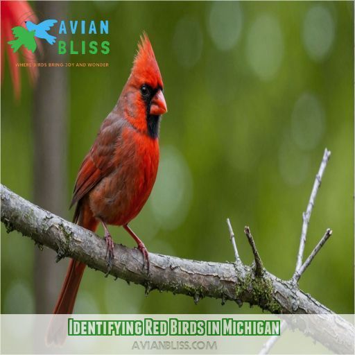 Identifying Red Birds in Michigan