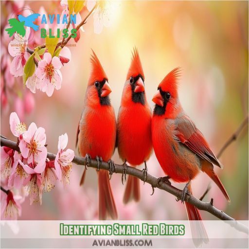 Identifying Small Red Birds