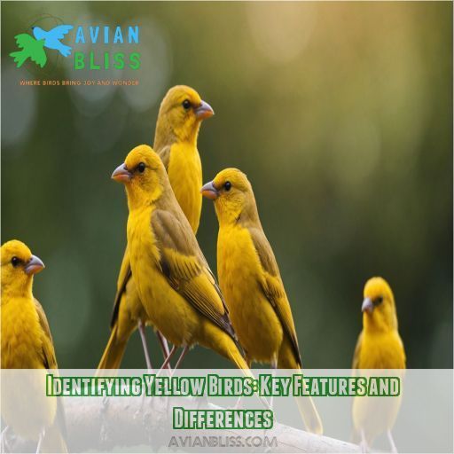 Identifying Yellow Birds: Key Features and Differences