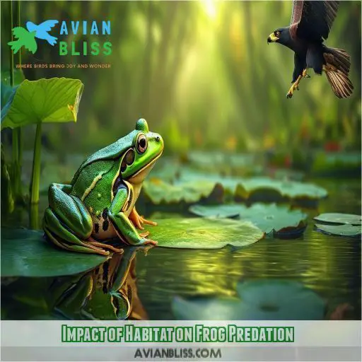 Impact of Habitat on Frog Predation