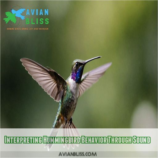 Interpreting Hummingbird Behavior Through Sound