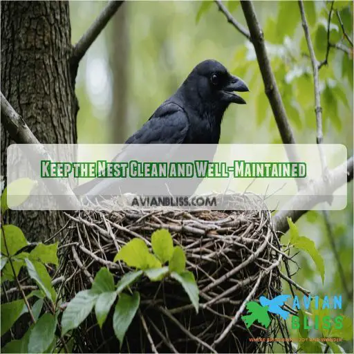 Keep the Nest Clean and Well-Maintained