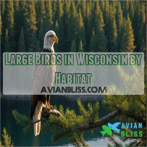 Large Birds in Wisconsin by Habitat