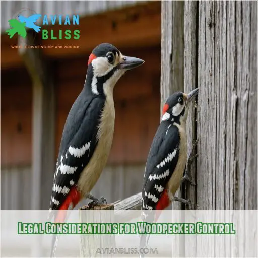 Legal Considerations for Woodpecker Control