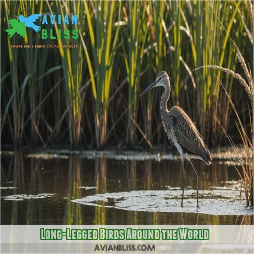 Long-Legged Birds Around the World