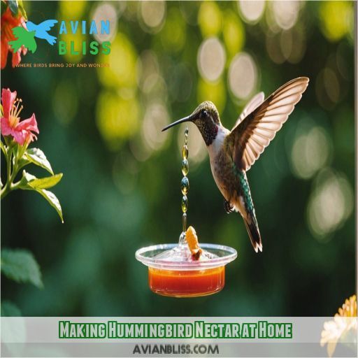 Making Hummingbird Nectar at Home