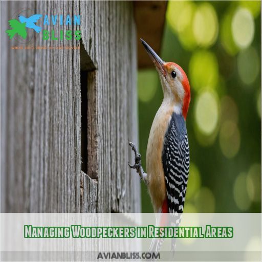 Managing Woodpeckers in Residential Areas