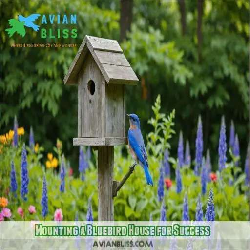 Mounting a Bluebird House for Success