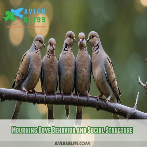 Mourning Dove Behavior and Social Structure