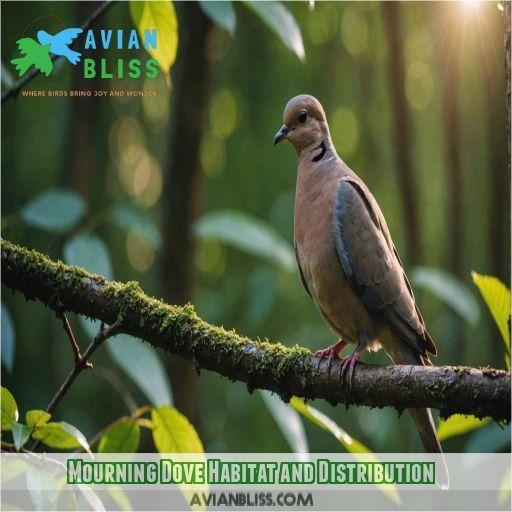 Mourning Dove Habitat and Distribution