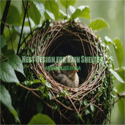 Nest Design for Rain Shelter