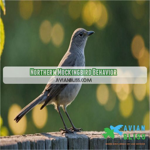 Northern Mockingbird Behavior