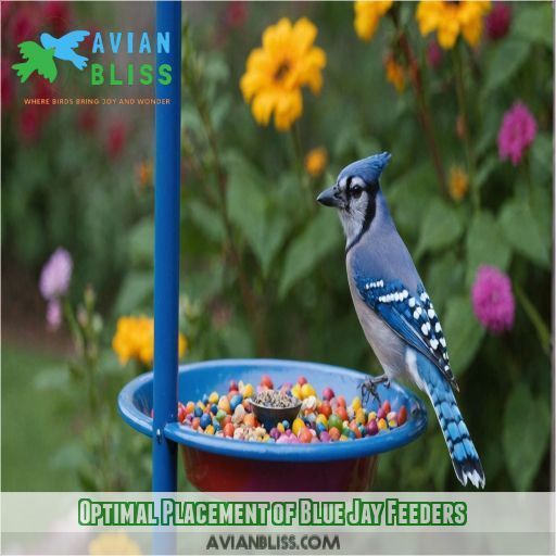 Optimal Placement of Blue Jay Feeders