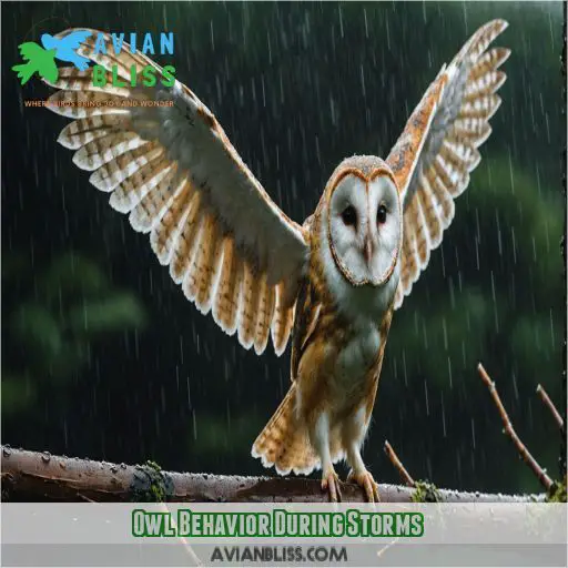 Owl Behavior During Storms