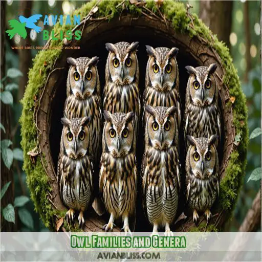 Owl Families and Genera