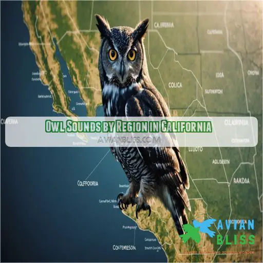 Owl Sounds by Region in California