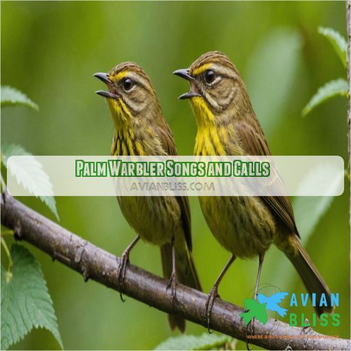 Palm Warbler Songs and Calls